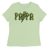 Matcha papa  lightning camouflage Ladies Tee - BarkalooDesign
