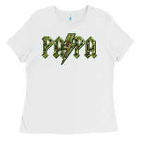 White papa  lightning camouflage Ladies Tee - BarkalooDesign