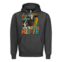 Charcoal Heather dont be a salty heifer with sunflowers Zipper Hoodie - texasbilliewilder