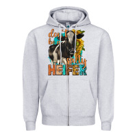 Heather Grey dont be a salty heifer with sunflowers Zipper Hoodie - texasbilliewilder