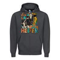 Smoke dont be a salty heifer with sunflowers Zipper Hoodie - texasbilliewilder