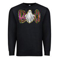 Black boo ghost Premium Sweatshirt - RacoonDesign