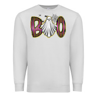 Dove Grey boo ghost Premium Sweatshirt - RacoonDesign