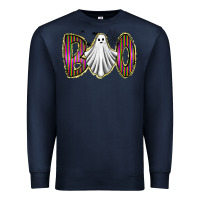 Navy boo ghost Premium Sweatshirt - RacoonDesign