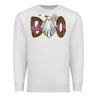 Oatmeal Heather boo ghost Premium Sweatshirt - RacoonDesign