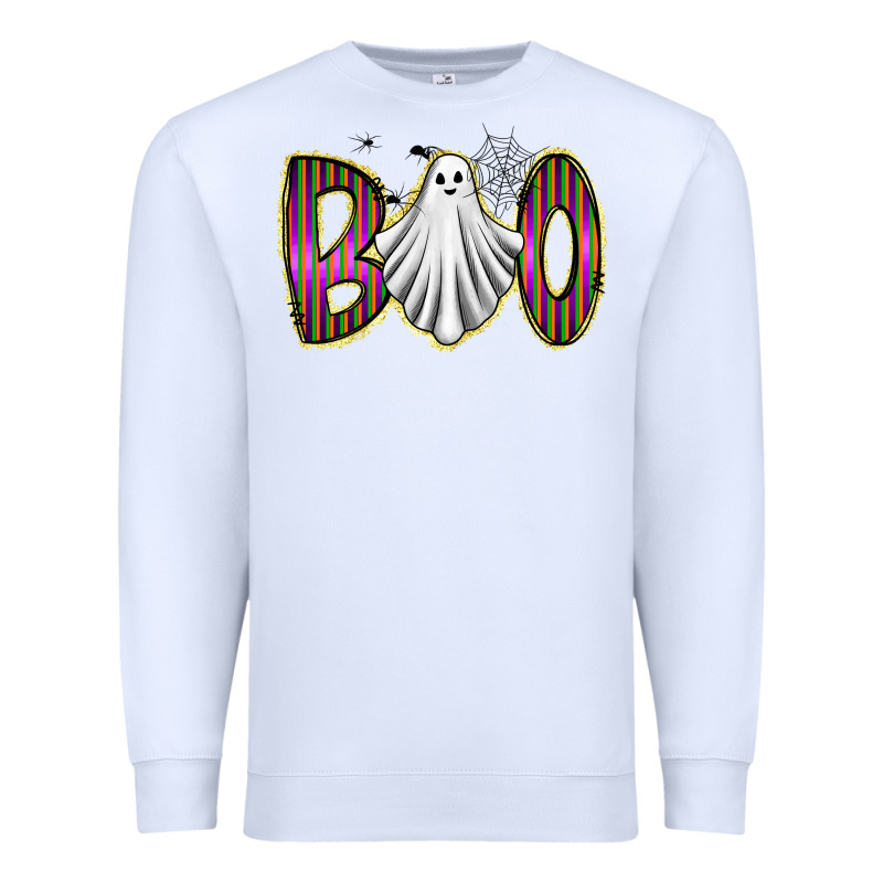 Boo Ghost Premium Sweatshirt by RacoonDesign | Teevron