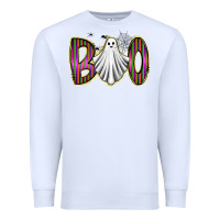White boo ghost Premium Sweatshirt - RacoonDesign