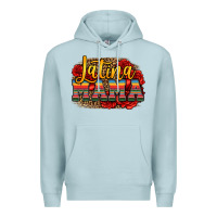 Blue Mist latina mama Premium Hoodie - Jasminsmagicworld