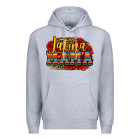 Heather Grey latina mama Premium Hoodie - Jasminsmagicworld