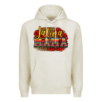 Oatmeal Heather latina mama Premium Hoodie - Jasminsmagicworld
