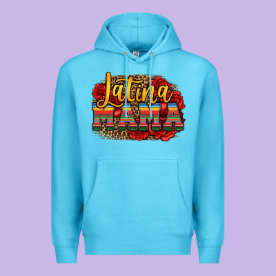 Latina Mama Premium Hoodie Designed By Jasminsmagicworld
