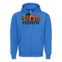 True Royal JUNE TEENTH Zipper Hoodie - Zillion Design Studio