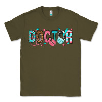 Army Green doctor Classic Tee - texasbilliewilder