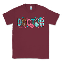 Burgundy doctor Classic Tee - texasbilliewilder