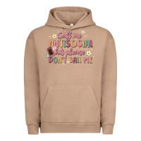 Pigment Burro call me antisocial but please don't call me Urban Hoodie - MaliasSmallBusiness