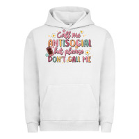 Pigment Lunar Rock call me antisocial but please don't call me Urban Hoodie - MaliasSmallBusiness