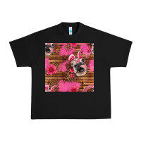 Black easter heifer with bunny ears seamless pattern Urban Heavy Tee - Artiststas