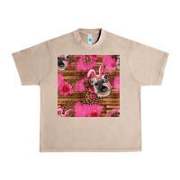 French Oak easter heifer with bunny ears seamless pattern Urban Heavy Tee - Artiststas