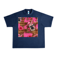 Navy easter heifer with bunny ears seamless pattern Urban Heavy Tee - Artiststas