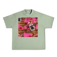 Oil Green easter heifer with bunny ears seamless pattern Urban Heavy Tee - Artiststas