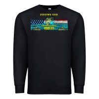 Black fishing dad  libbey glass Premium Sweatshirt - HRA Design Shop