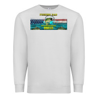 Dove Grey fishing dad  libbey glass Premium Sweatshirt - HRA Design Shop