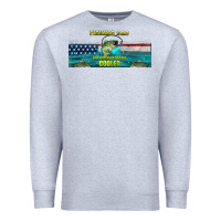 Heather Grey fishing dad  libbey glass Premium Sweatshirt - HRA Design Shop