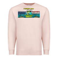 Pale Pink fishing dad  libbey glass Premium Sweatshirt - HRA Design Shop