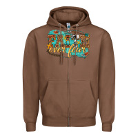 Chestnut faith over fear Zipper Hoodie - texasbilliewilder
