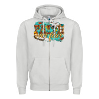 Dove Grey faith over fear Zipper Hoodie - texasbilliewilder