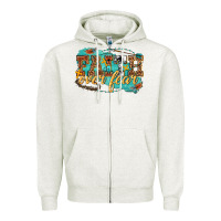 Oatmeal Heather faith over fear Zipper Hoodie - texasbilliewilder