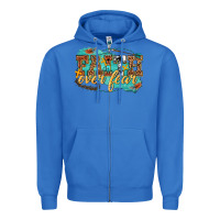 True Royal faith over fear Zipper Hoodie - texasbilliewilder
