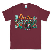 Burgundy doctor wife Classic Tee - texasbilliewilder