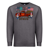 Charcoal Heather home of the brave Premium Sweatshirt - CowhideDigitalArt