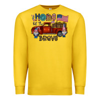 Lemon home of the brave Premium Sweatshirt - CowhideDigitalArt
