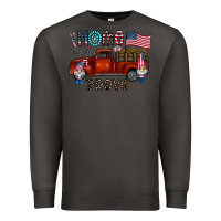 Smoke home of the brave Premium Sweatshirt - CowhideDigitalArt