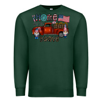 Sports Green home of the brave Premium Sweatshirt - CowhideDigitalArt