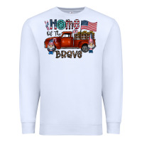 Home Of The Brave Premium Sweatshirt | Teevron