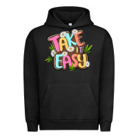 Pigment Black take it easy Urban Hoodie - MaliasSmallBusiness