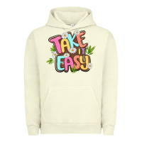 Pigment Pistachio take it easy Urban Hoodie - MaliasSmallBusiness