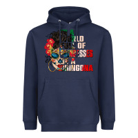 Navy in a world full of princesses be a chingona Heavyweight Hoodie - CTS Tumbler Store