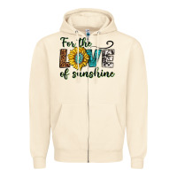 Sandshell for the love of sunshine Zipper Hoodie - texasbilliewilder