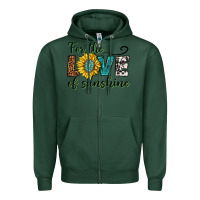 Sports Green for the love of sunshine Zipper Hoodie - texasbilliewilder