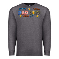 Charcoal Heather dad life  libbey glass Premium Sweatshirt - HRA Design Shop