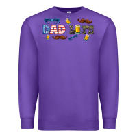 Purple dad life  libbey glass Premium Sweatshirt - HRA Design Shop