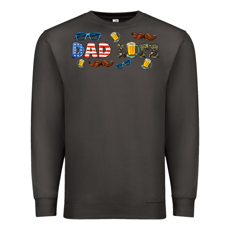 Dad Life  Libbey Glass Premium Sweatshirt by HRA Design Shop | Teevron