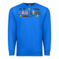 True Royal dad life  libbey glass Premium Sweatshirt - HRA Design Shop