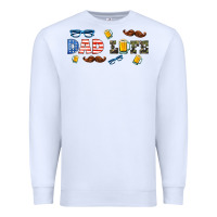 White dad life  libbey glass Premium Sweatshirt - HRA Design Shop