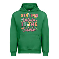 Emerald staying delulu is the solulu Urban Hoodie - MaliasSmallBusiness