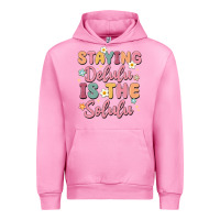 Fuchsia Pink staying delulu is the solulu Urban Hoodie - MaliasSmallBusiness